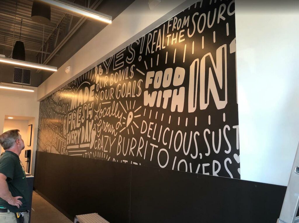 Vinyl Graphic Installation